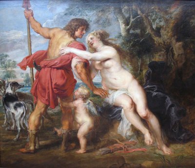 Venus und Adonis von Peter Paul Rubens